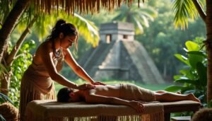 experience the ancient healing art of a mayan sobada in the riviera maya, combining traditional techniques for natural wellness and rejuvenation.