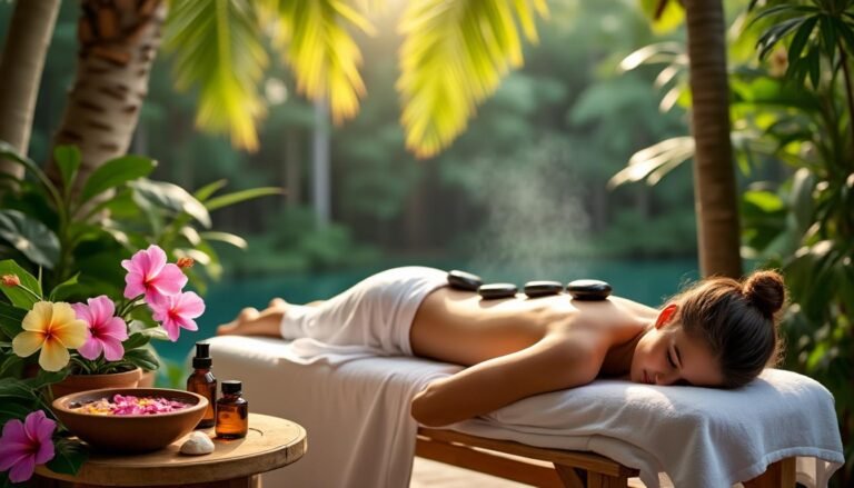 discover the soothing benefits of hot stone therapy with a tropical twist, blending ancient healing techniques with exotic warmth for ultimate relaxation and rejuvenation.