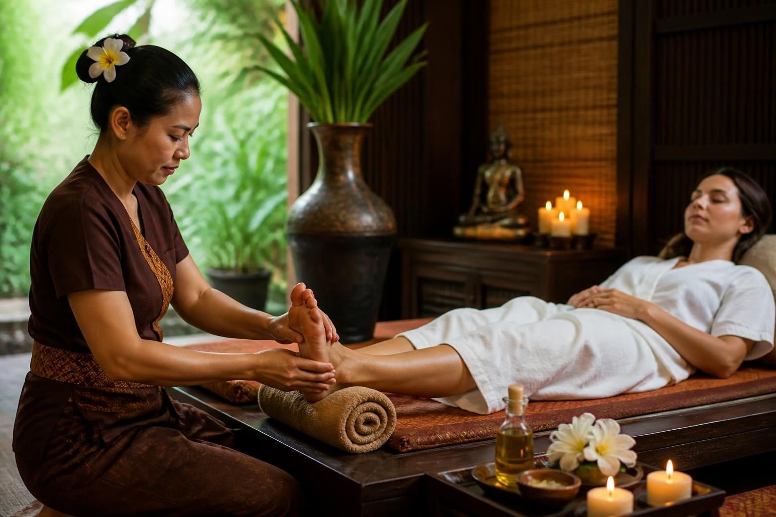 explore the benefits of thai foot massage to improve your health and achieve deep relaxation. learn how this traditional therapy can enhance your well-being and reduce stress.