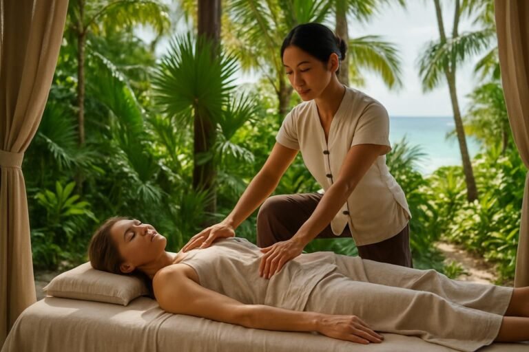 experience the ultimate shiatsu massage in quintana roo, where expert therapists provide deep relaxation and holistic healing in a serene setting.