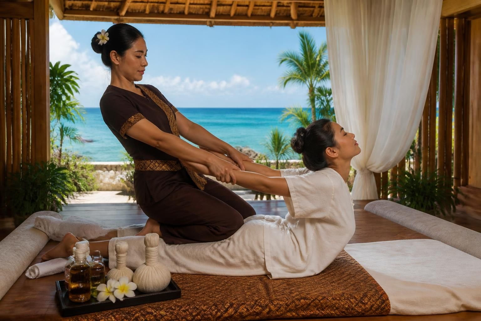 experience the ultimate thai massage at a luxurious cancun hotel, where expert therapists and serene surroundings offer the perfect relaxation getaway.