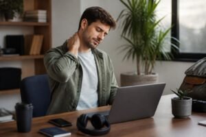 discover effective massage techniques and tips to relieve neck tension, specially designed for digital nomads seeking comfort and relaxation on the go.