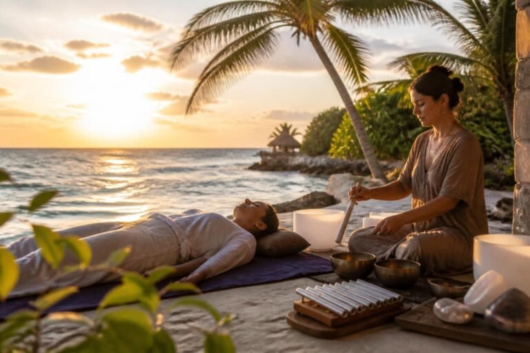 discover transformative sound healing therapy in riviera maya and rejuvenate your mind, body, and spirit with soothing vibrations and expert guidance.