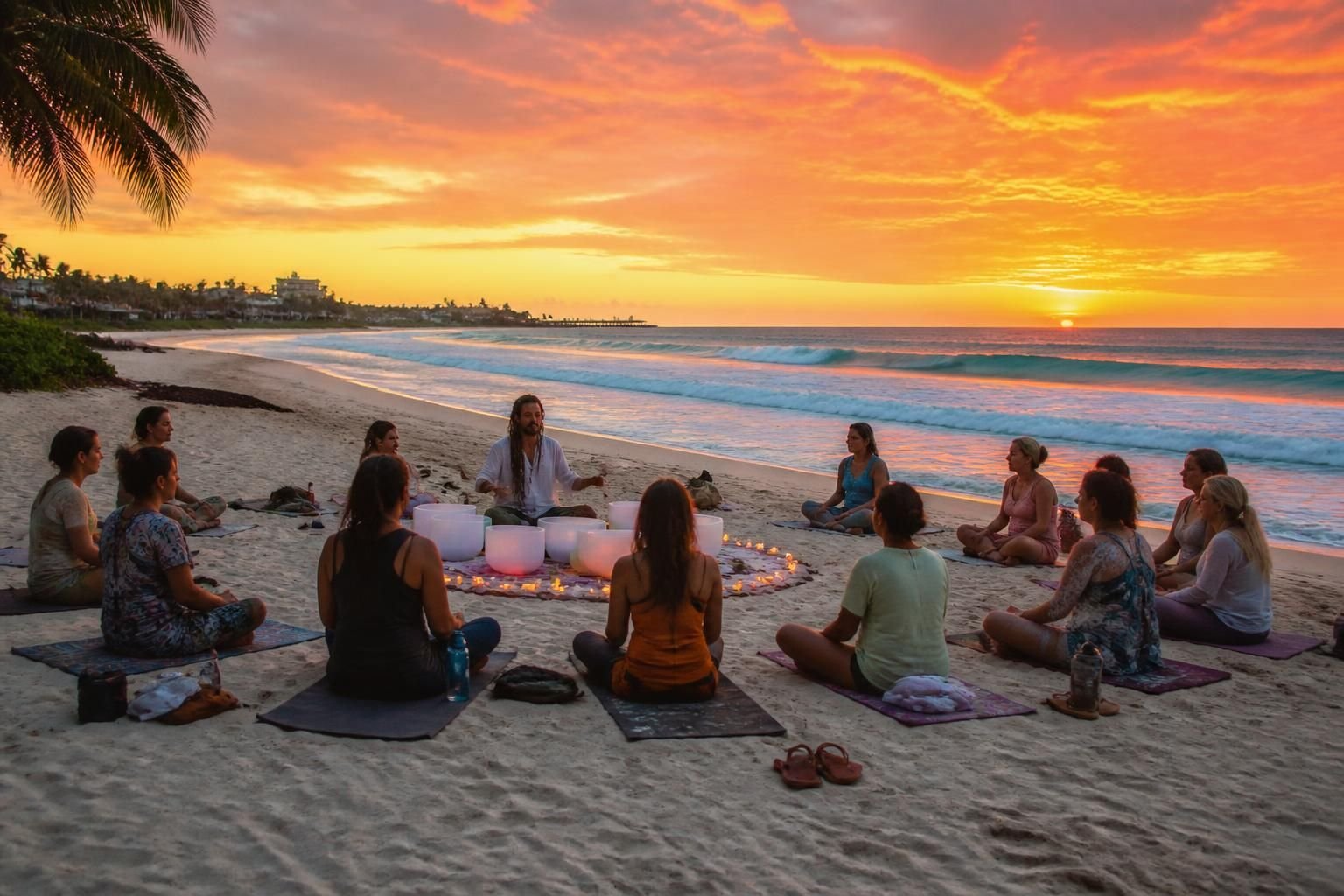 Entdecken Sie in Mexiko verjüngende Wellness-Rituale bei Sonnenaufgang, die Ihnen helfen, mit lebendiger Energie und positiver Einstellung in den Tag zu starten.