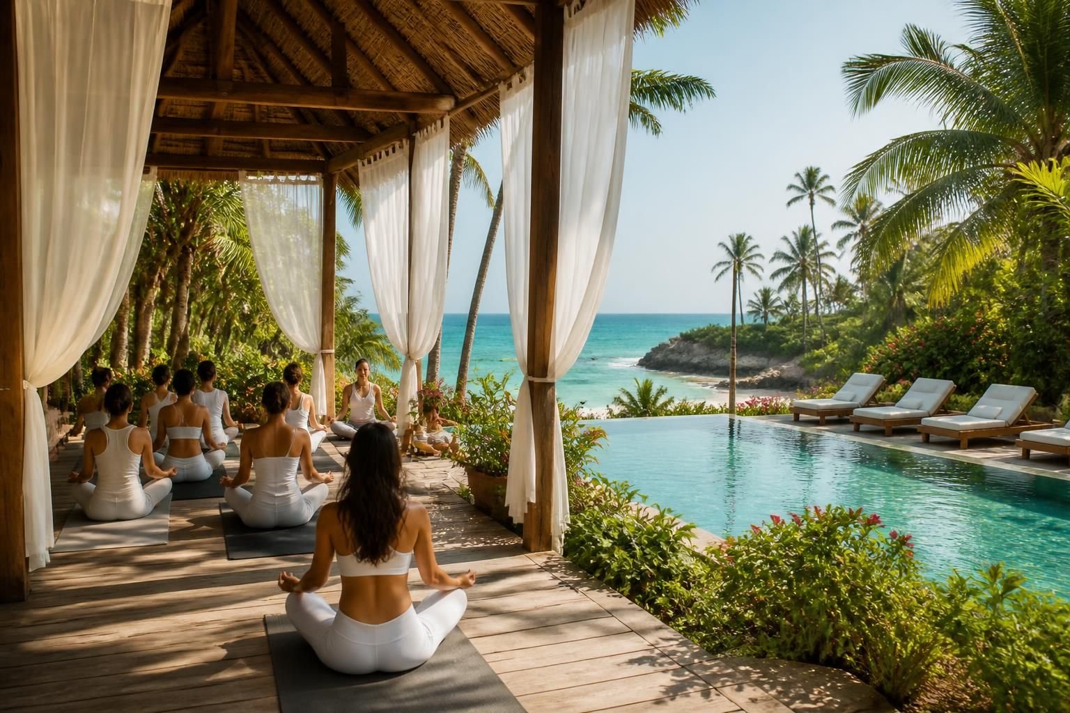 experience the ultimate christmas wellness retreat in tulum. unwind, recharge, and embrace paradise with rejuvenating activities and serene surroundings.