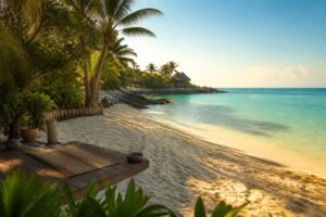 explore serene and quiet beaches in riviera maya, perfect for ultimate wellness retreats and relaxation by the sea.