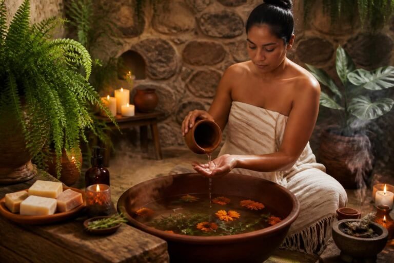 uncover the ancient traditions and techniques of mexican bath rituals to achieve deep relaxation and rejuvenation.