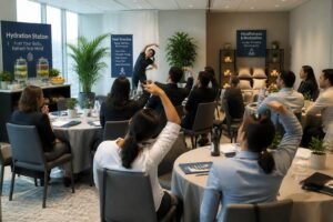 boost your corporate events with wellness add-ons designed to promote health and well-being for a more engaging and refreshing experience.