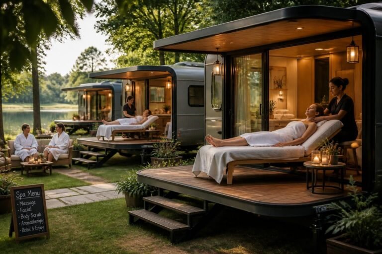 enjoy ultimate relaxation by booking mobile spa villas for groups, perfect for a luxurious and convenient wellness experience anywhere.