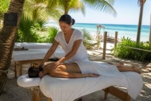 experience ultimate relaxation at the festival recovery massage in tulum. unwind and recharge your body and mind like never before with our expert massage therapies.
